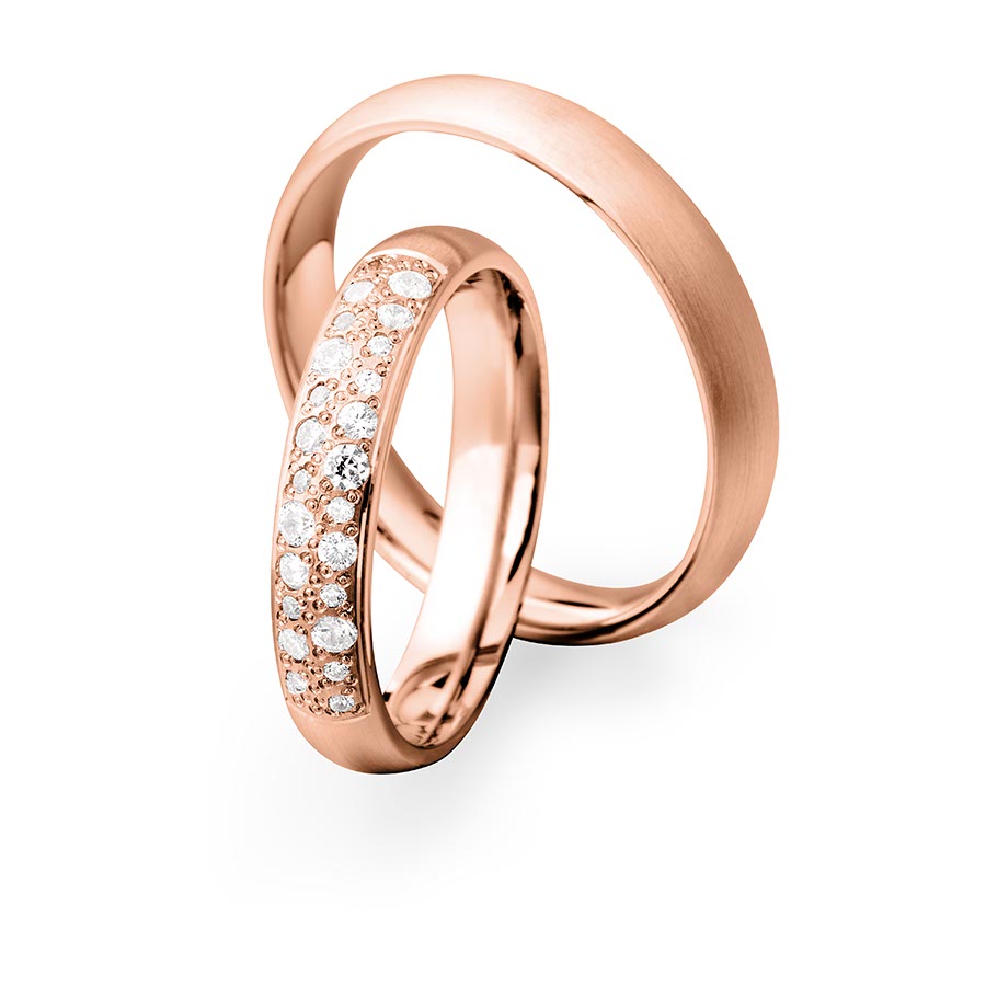 Trauringe / Eheringe 333 Rotgold 517392-40