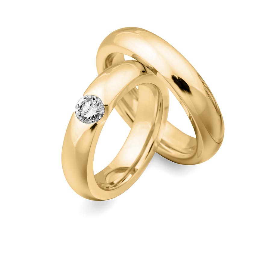 Trauringe / Eheringe 333 Gelbgold 517400-53