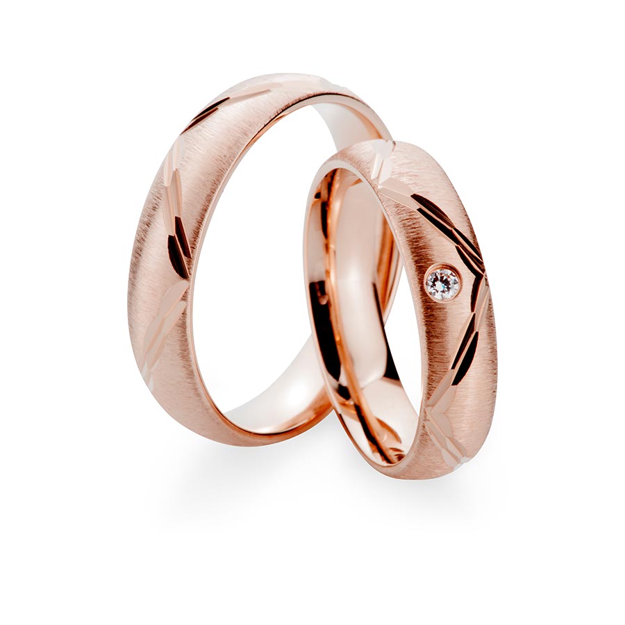 Trauringe / Eheringe 333 Rotgold 517426-50