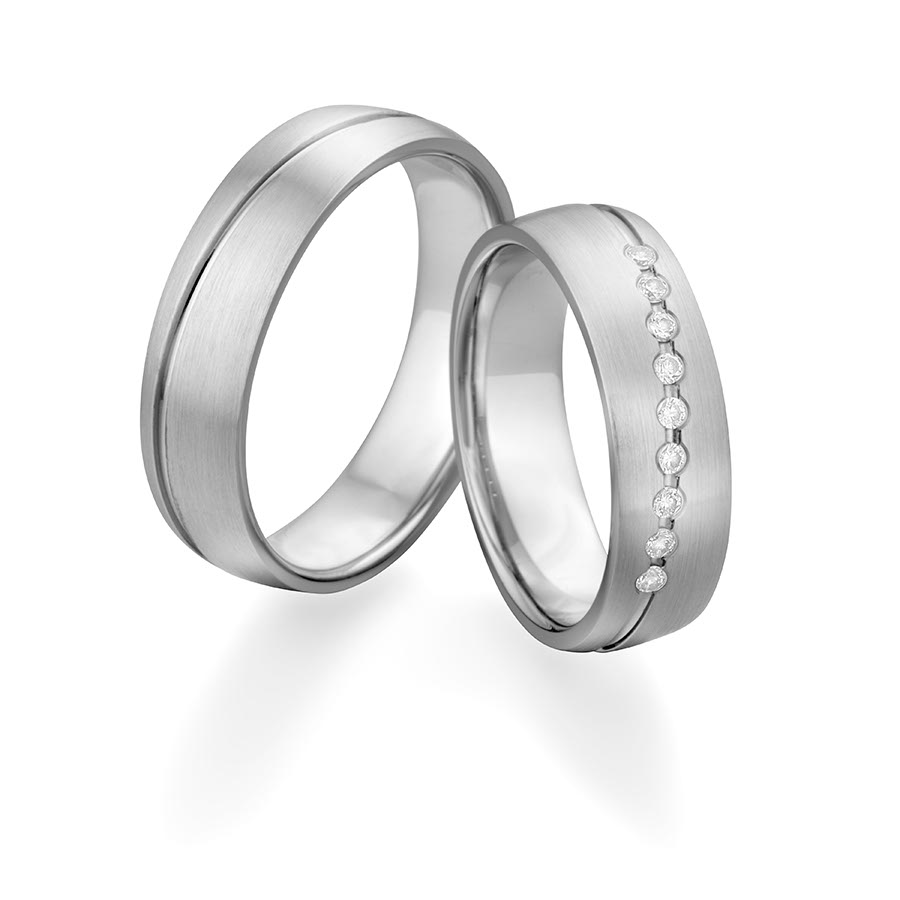 Freundschaftsringe Achern 925 Silber rhodiniert 520062-60