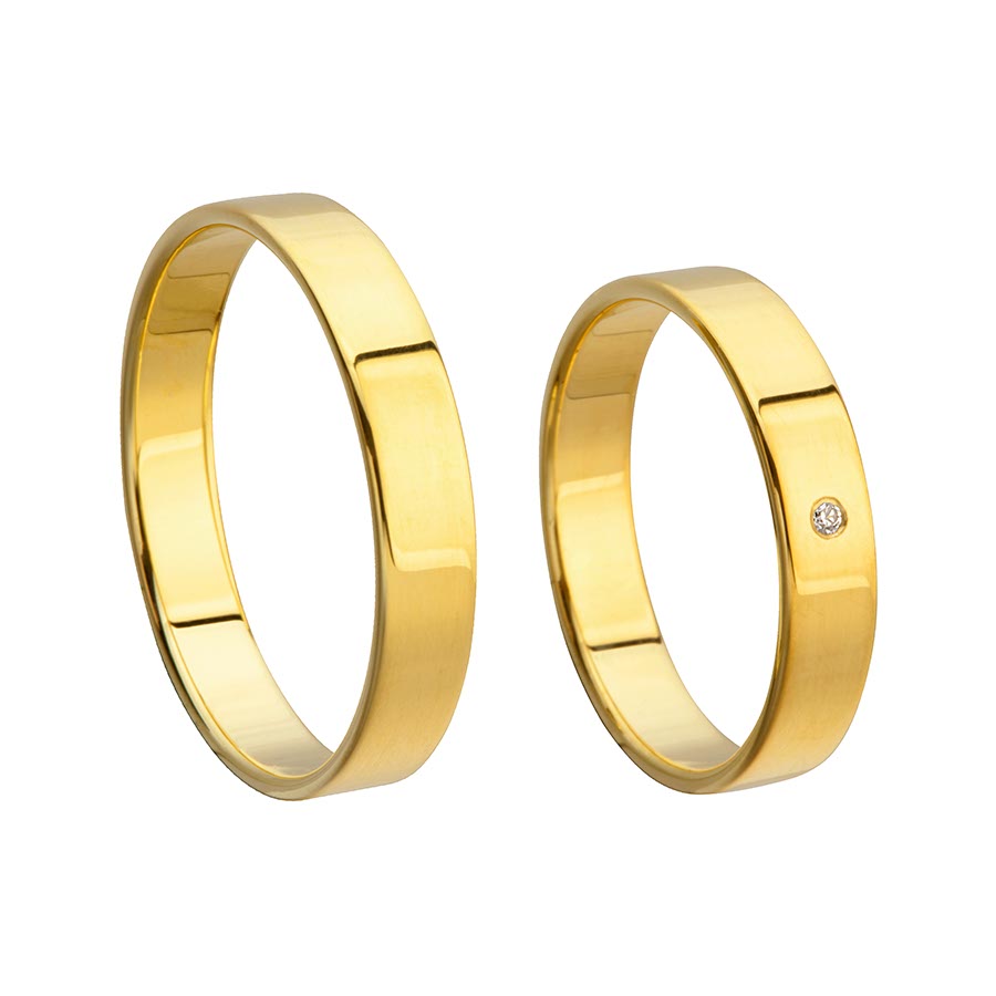 Trauringe Achern 585 Gelbgold 511050-40