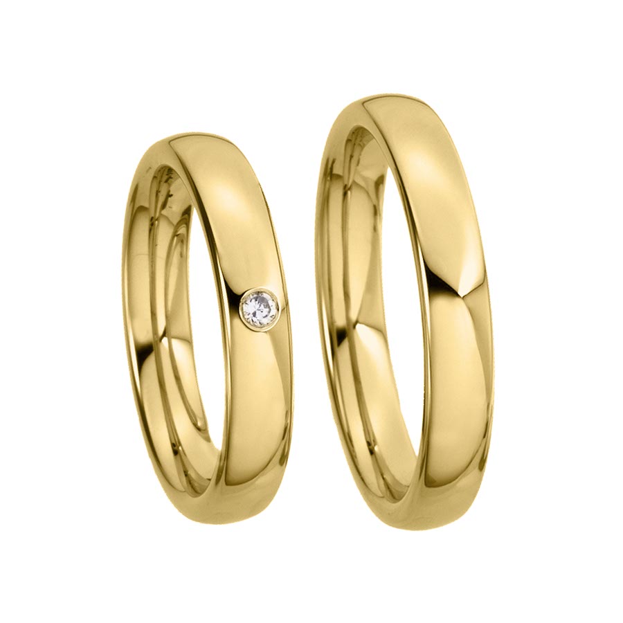 Trauringe / Eheringe 750 Gelbgold 513136-40