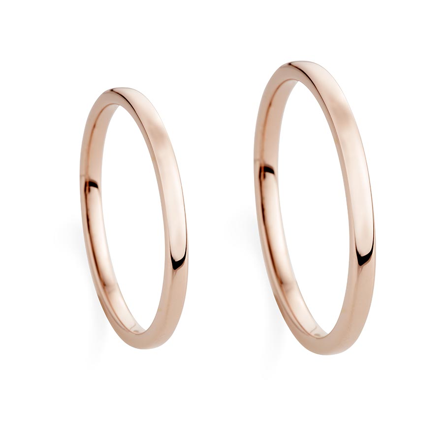 Trauringe Achern Eheringe  585 Rotgold 513148-20