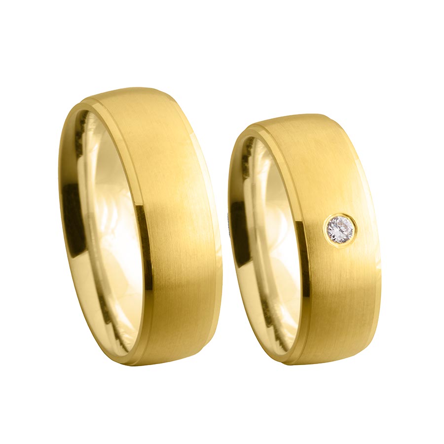 Trauringe / Eheringe 333 Gelbgold 514668-70