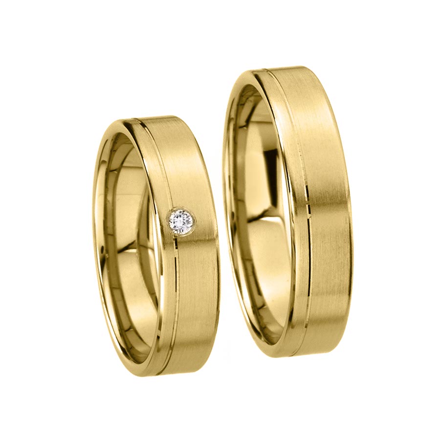 Trauringe / Eheringe 333 Gelbgold 517312-50