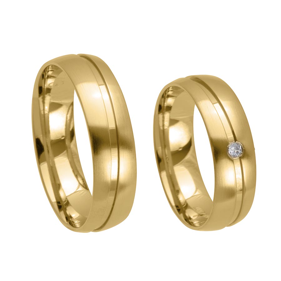 Trauringe / Eheringe 333 Gelbgold 517347-60