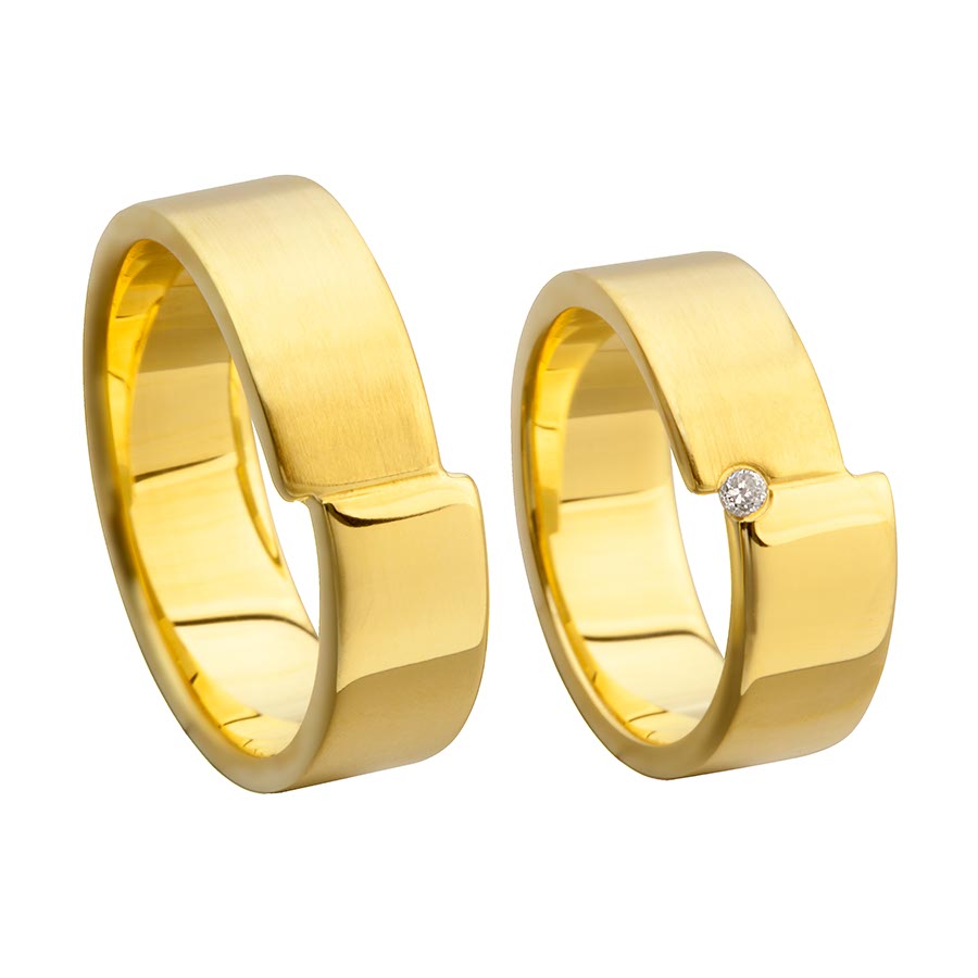 Trauringe / Eheringe 333 Gelbgold 517377-70