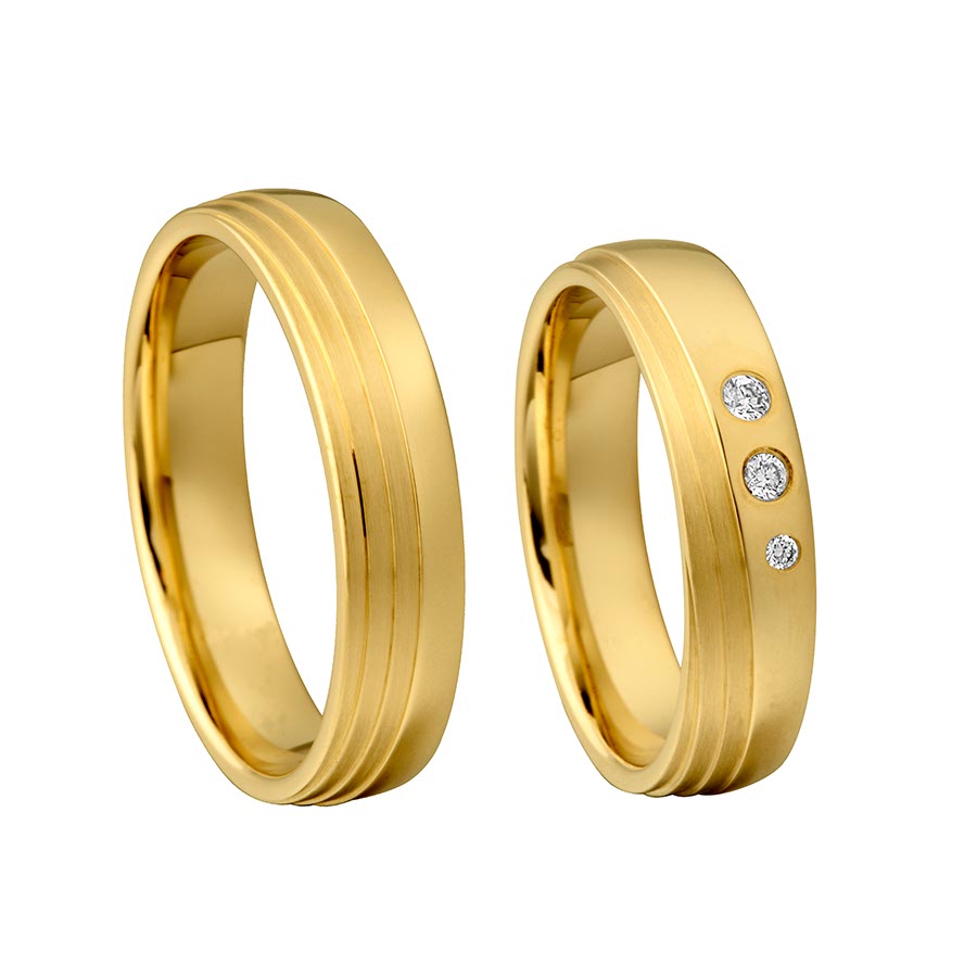 Trauringe / Eheringe 333 Gelbgold 517385-50