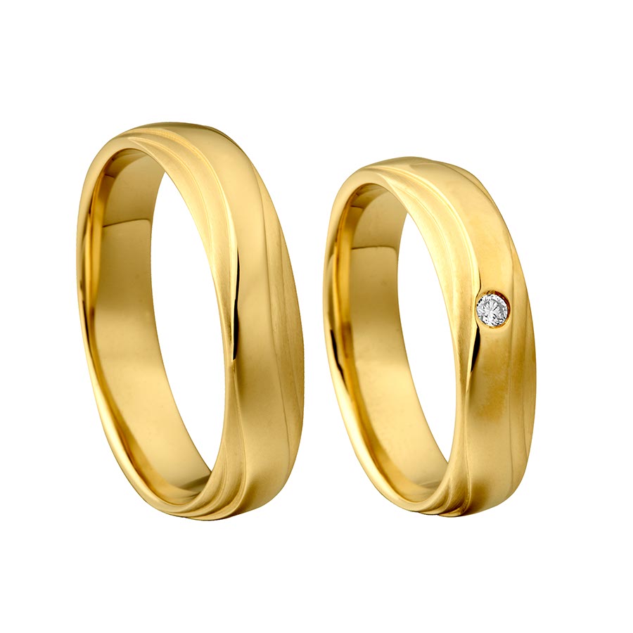 Trauringe / Eheringe 333 Gelbgold 517386-50