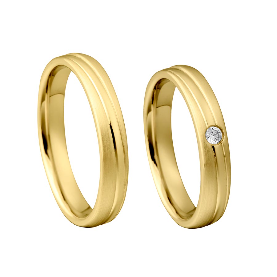 Trauringe / Eheringe 333 Gelbgold 517390-40